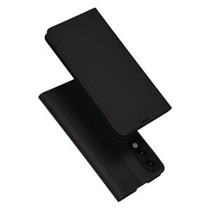 Husa pentru  Samsung Galaxy S25 Edge tip carte BookFlip, inchidere magnetica, Negru denim