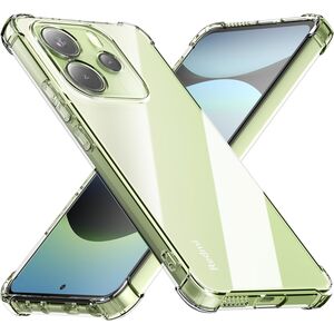 Husa pentru Xiaomi Redmi Note 14 4G Anti-Shock subtire si usoara, cu protectie colturi si lentile camera, transparenta