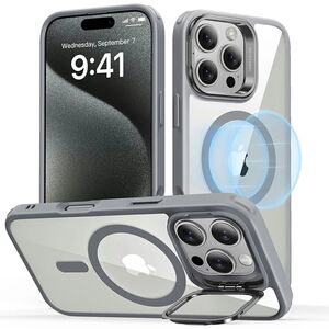 Husa pentru  iPhone 16 Pro Max - ESR Classic Hybrid HaloLock cu Magsafe si Kickstand - space grey