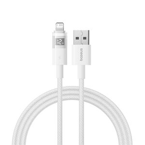 Cablu incarcare iPhone 2.4A Baseus, alb, P10382700211-00