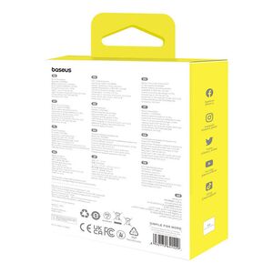 Baterie externa Baseus - power bank magnetic mini air (p10059002223-00) - usb-c, magsafe, 6000mah, 20w - alb