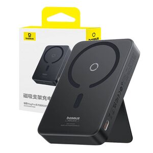 Baterie externa Baseus - power bank magpro magnetic ppcxz05 (p10064101123-00) - usb-c, 5000mah, 20w, magsafe, cable type-c, 3a, 30cm - negru