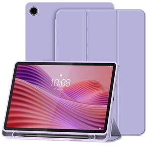 Husa pentru Lenovo Tab 10.1 2025 TB311 Soft Shell cu functie wake-up/sleep si compartiment pentru stylus, tip stand - Lavanda