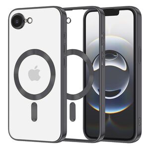 Husa pentru  iPhone 16e cu MagSafe si protectie pentru lentile anti-shock 1.5 mm transparent - Negru