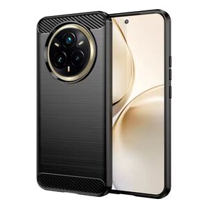 Husa pentru Realme 14 Pro+ Plus Carbon Liquid Silicone, Negru
