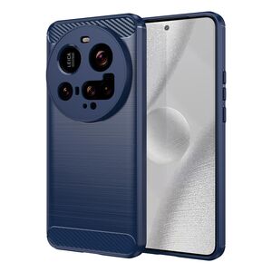 Husa pentru Xiaomi 15 Ultra Carbon Liquid Silicone, Albastru