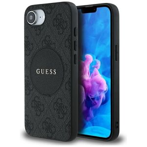 Husa premium pentru  iPhone 16e compatibila MagSafe Guess Luxury Series - Negru darth vader