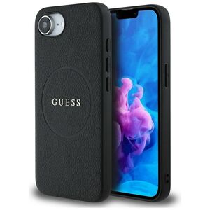 Husa premium pentru  iPhone 16e compatibila MagSafe Guess Luxury Series - Negru denim