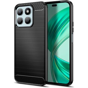 Husa pentru Honor X8c Liquid Carbon Silicone - negru