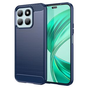 Husa pentru Honor X8c Liquid Carbon Silicone - albastru