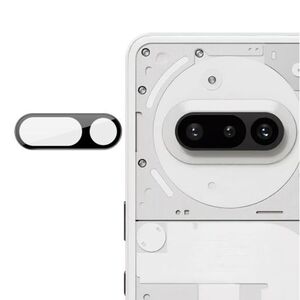 Folie de protectie camera pentru  Nothing Phone (3a) din sticla securizata, Full Cover, Rezistenta 9H, Anti-Zgârieturi, montare usoara - Negru