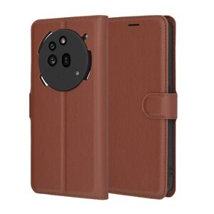 Husa pentru  Nothing Phone (3a) Pro tip carte cu inchidere magnetica, compartimente pentru carduri si functie stand, Maro