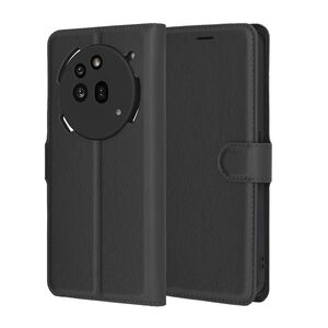 Husa pentru  Nothing Phone (3a) Pro tip carte cu inchidere magnetica, compartimente pentru carduri si functie stand, Negru denim