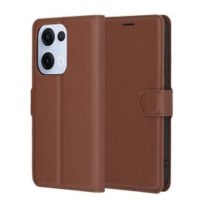 Husa pentru  Oppo Reno 13 Pro tip carte cu inchidere magnetica, compartimente pentru carduri si functie stand, Maro