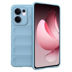 Husa pentru  Oppo Reno 13F, 13FS 4G, 5G Liquid Silicone, Microfibre Lining, Non-Slip Airbag Design, Albastru