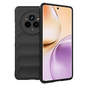 Husa pentru  Realme 14 Pro 5G Liquid Silicone, Microfibre Lining, Non-Slip Airbag Design, Negru
