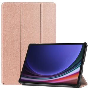 Husa pentru Samsung Galaxy Tab S10 FE 10.9 inch tip stand functie sleep/wake-up, protectie 360 - Rose Gold