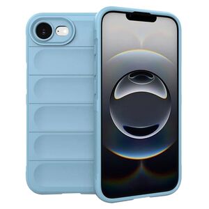 Husa pentru  iPhone 16e Liquid Silicone, Microfibre Lining, Non-Slip Airbag Design, Albastru
