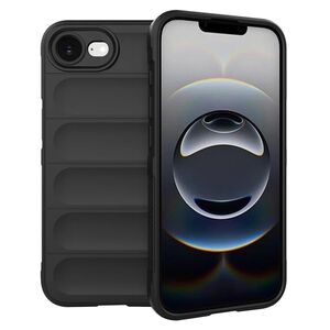 Husa pentru  iPhone 16e Liquid Silicone, Microfibre Lining, Non-Slip Airbag Design, Negru