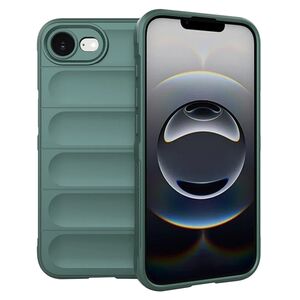 Husa pentru  iPhone 16e Liquid Silicone, Microfibre Lining, Non-Slip Airbag Design, Verde