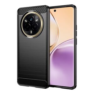 Husa pentru Realme 14 Pro 5G Carbon Liquid Silicone, Negru denim