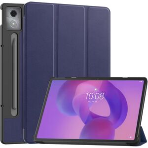 Husa pentru  Lenovo Idea Tab Pro 12.7 tip stand functie sleep/wake-up, protectie 360 - Albastru