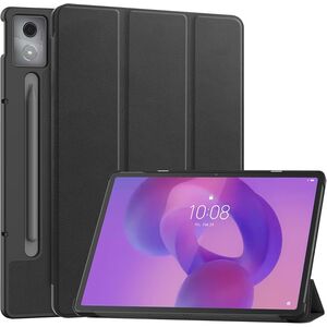 Husa pentru  Lenovo Idea Tab Pro 12.7 tip stand functie sleep/wake-up, protectie 360 - Negru