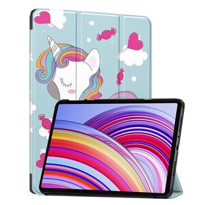 Husa pentru  Lenovo Idea Tab Pro 12.7 tip stand functie sleep/wake-up, protectie 360 - Unicorn