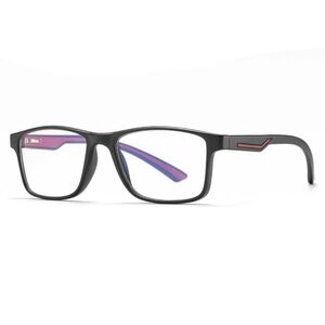 Ochelari Protectie pentru monitor PC, telefon, televizor, anti Lumina Albastra, Antireflex, fara dioptrii, anti oboseala ochilor si stralucire UV - negru / rosu