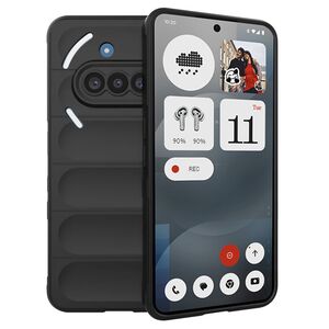 Husa pentru  Nothing Phone (3a) Liquid Silicone, Microfibre Lining, Non-Slip Airbag Design, Negru denim
