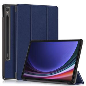 Husa pentru Samsung Galaxy Tab S10 FE 10.9 inch tip stand functie sleep/wake-up, protectie 360 - Albastru