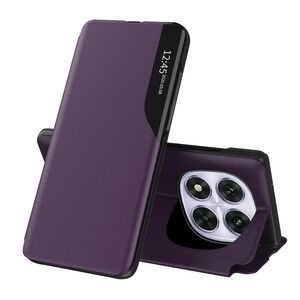 Husa pentru  Xiaomi Redmi Note 14 Pro 5G tip carte, Smart View, Mov