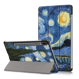 Husa pentru Samsung Galaxy Tab S10 FE 10.9 inch tip stand functie sleep/wake-up, protectie 360 - Starry Night