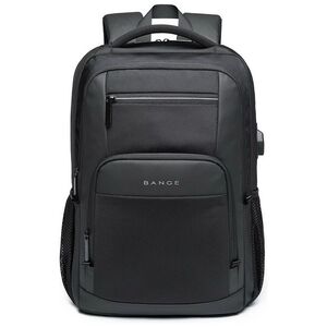 Rucsac multifunctional Impermeabil cu Port USB si buzunar anti-furt  – 35L, Pentru Laptop pana la 15.6”, sistem fixare pe valiza, ideal calatorii, job sau zbor, negru