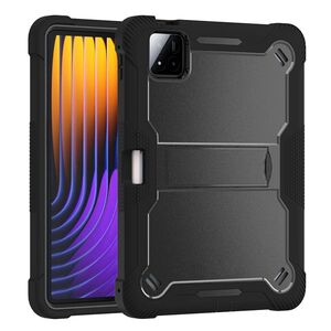 [Pachet 360°] Husa + folie din sticla pentru  Xiaomi Pad 7 / 7 Pro Rugged Heavy Duty - Negru