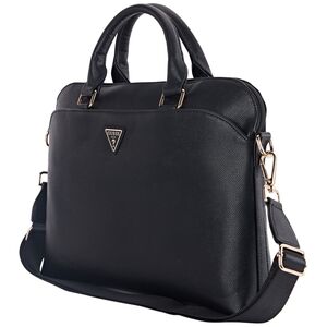 Geanta laptop Guess piele ecologica, 15", negru, GUCB15PGTSPSK