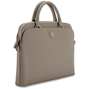 Geanta laptop Guess piele ecologica, 15", bej, GUCB15PGTSPSW