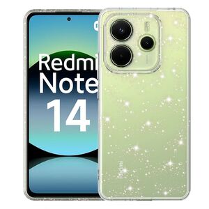 Husa pentru  Xiaomi Redmi Note 14 4G cu sclipici Liquid Crystal Glitter, Sclipici