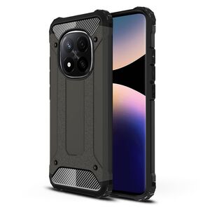 Husa pentru  Xiaomi Redmi Note 14 Pro+ Plus Armor Tough Rugged Kickstand - Negru