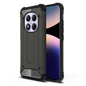 Husa pentru  Xiaomi Redmi Note 14 Pro 5G Armor Tough Rugged Kickstand - Negru