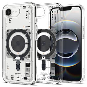 Husa pentru  iPhone 16e Spigen - Ultra Hybrid MagSafe Neo One - Alb