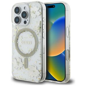 Husa premium pentru  iPhone 16 Pro Karl Lagerfeld compatibila Magsafe - Bej