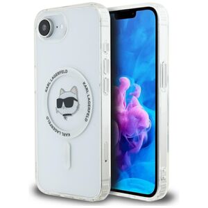 Husa premium pentru  iPhone 16e Karl Lagerfeld compatibila Magsafe - Clear