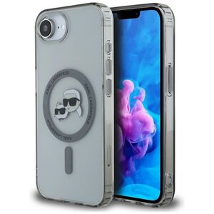 Husa premium pentru  iPhone 16e Karl Lagerfeld compatibila Magsafe - Transparent mat
