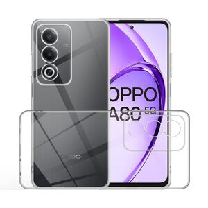Husa pentru  Oppo A80, Anti-Shock 1.5mm, cu protectie lentile, Transparent