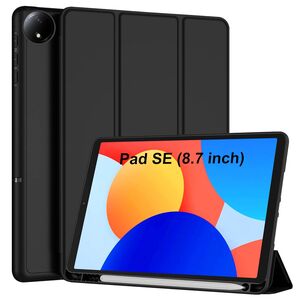 Husa pentru  Xiaomi Redmi Pad SE 8.7 Soft Shell cu functie wake-up/sleep si compartiment pentru stylus, tip stand - Negru