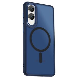 Husa pentru  Samsung Galaxy S25 Edge cu MagSafe, Ghost Series, frosted - Albastru