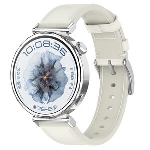 Curea pentru Huawei Watch GT 4 (41mm)/ W1 / Honor Watch S1 / Garmin Venu 2S / Vivoactive 4S - Alb
