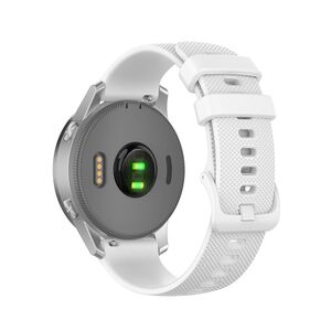 Curea pentru Huawei Watch GT 4 (41mm)/ W1 / Honor Watch S1 / Garmin Venu 2S / Vivoactive 4S - Alb