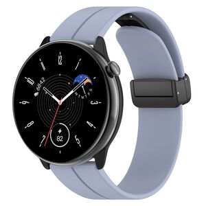 Curea pentru Huawei Watch GT 4 (41mm)/ W1 / Honor Watch S1 / Garmin Venu 2S / Vivoactive 4S - Albastru deschis